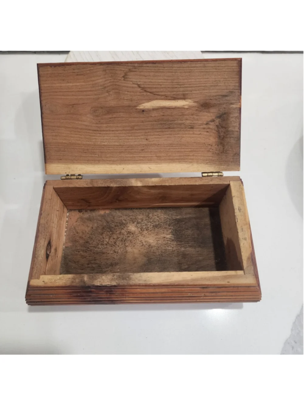 Vintage Gulf Shores Alabama Aromatic Cedar Keepsake Box Souvenir Trinket Box